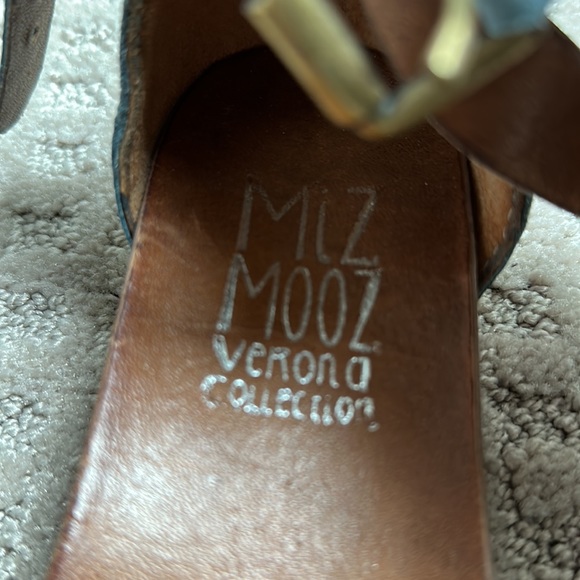 Miz Mooz Blue Ankle Strap Sandals - Picture 4 of 5